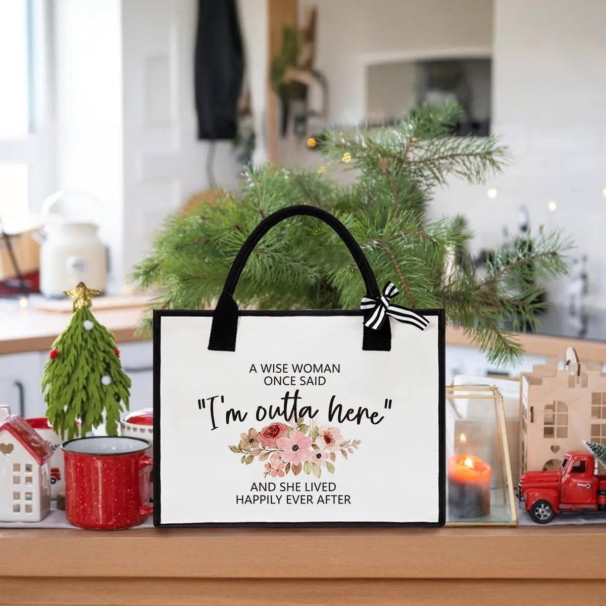 Tote Bag for Woman Appreciation Retired Going Away Birthday Gift for Woman Coworker Friends Christian