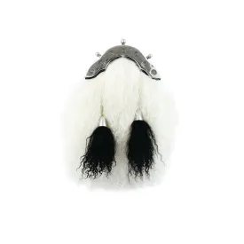 White Persian Lamb Dress Sporran