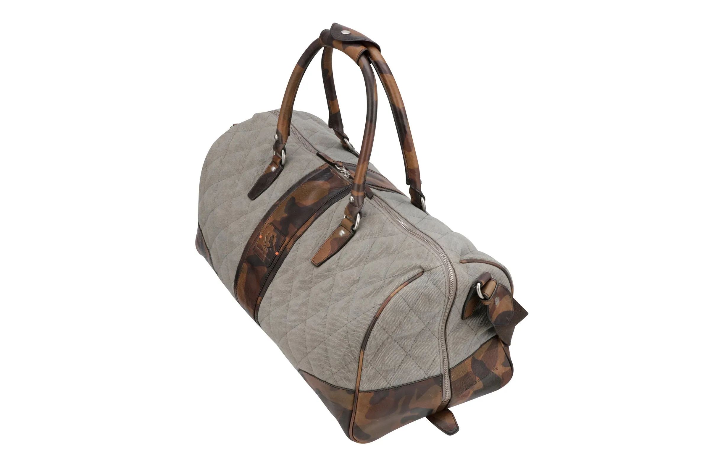 Woodland Quilted Oxford Canvas Duffel - River Rock