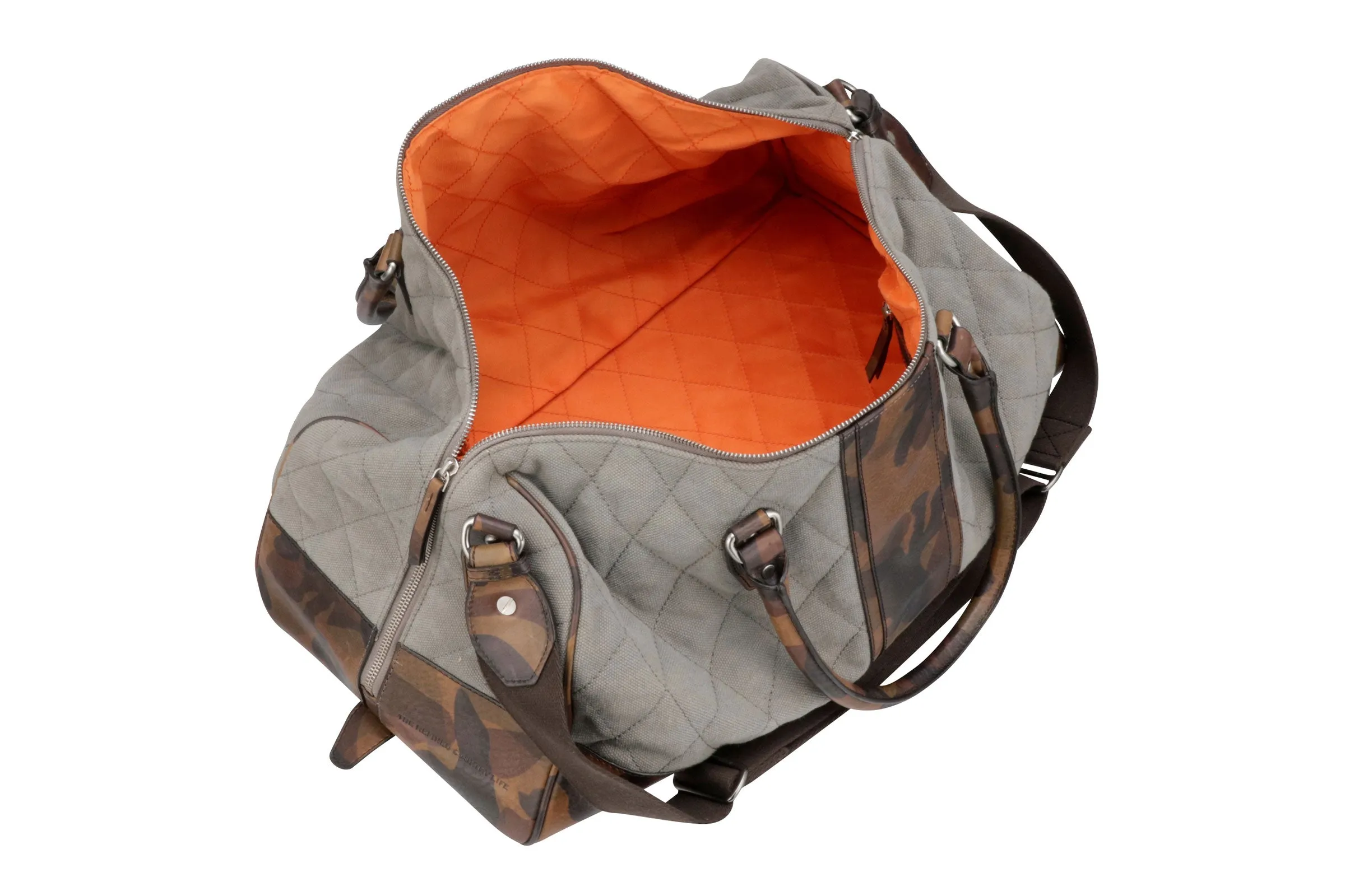 Woodland Quilted Oxford Canvas Duffel - River Rock