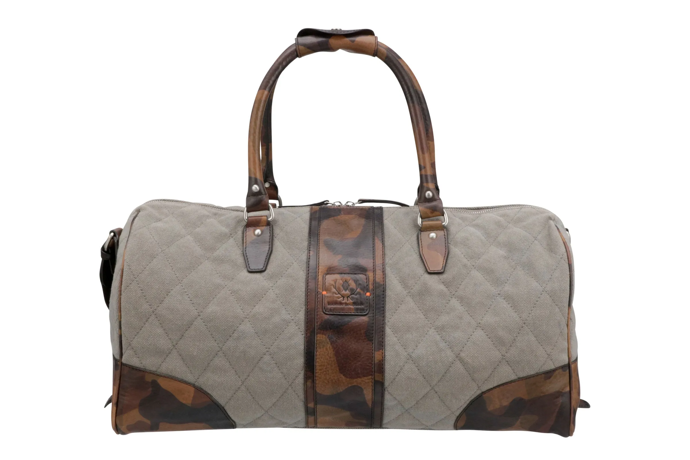 Woodland Quilted Oxford Canvas Duffel - River Rock