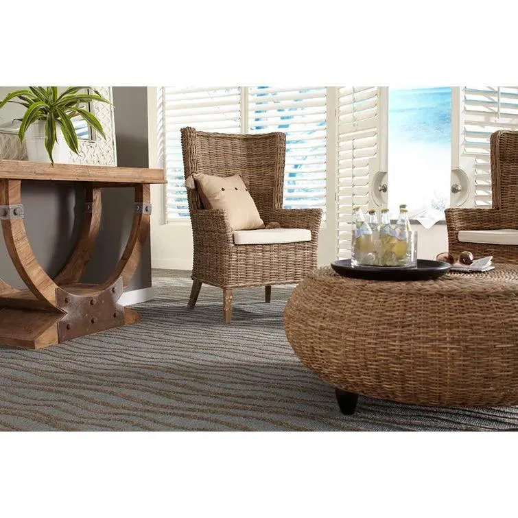 Woven Coffee Table Kubu Mandalay Ottoman