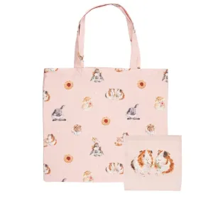 Wrendale Foldable Shopping Bag - Piggy In The Middle